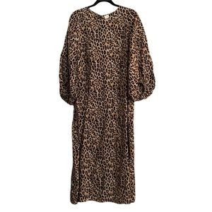 Leopard Print Long Dress